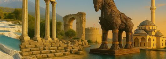 Егейска Турция / ВСЕКИ 10-ТИ ПЪТУВА БЕЗПЛАТНО / - Айвалък, Кушадасъ, Бергама,Памуккале, Гелиболу и Одрин