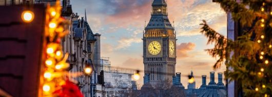 Предколеден Лондон със самолет